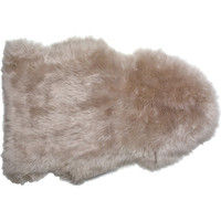 萩原 ムートンフリース SX-1009 幅600×奥行900mm ライトブラウン 240609304 1枚（直送品）