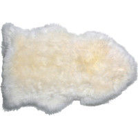 萩原 ムートンフリース SX-1009 幅600×奥行900mm ホワイト 240609307 1枚（直送品）