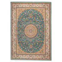 萩原 ウィルトンラグ ローサマルカンド 幅1600×奥行2300mm ブルー 270055905 1枚（直送品）