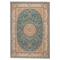 萩原 ウィルトンラグ ローサマルカンド 幅2400×奥行3400mm ブルー 270055935 1枚（直送品）