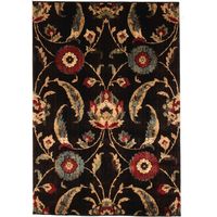 萩原 ウィルトン AURA（オーラ） フラワー 幅1600×奥行2300mm ブラック 270056019 1枚（直送品）