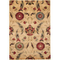 萩原 ウィルトン AURA（オーラ） フラワー 幅2000×奥行2500mm ベージュ 270056024 1枚（直送品）