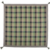 萩原 インド綿ウール混ボンディングラグ メルモ 幅1850×奥行2400mm グリーン 270065576 1枚（直送品）