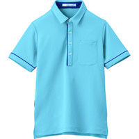 カーシーカシマ HEARTGREEN AIR THROUGH POLO 半袖ポロシャツ クリアスカイ S HSP003（取寄品）