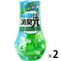 【アウトレット】トイレの消臭元 トイレ用 透きとおるクリーンハーブ 消臭剤 1セット（2個） 小林製薬