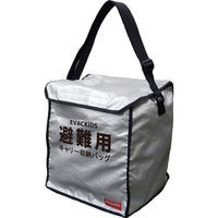 日本エイテックス 避難用キャリー収納バッグ シルバー 01-118（直送品）