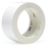 3M プラスチックフィルムテープ 471 白 幅50mm×長さ32.9m 1巻