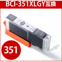 サンワサプライ BCI-351XLGY キヤノン互換インク 大容量・グレー 300-C351GYXL 1個（直送品）
