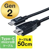 サンワダイレクト USB タイプCケーブル 500-USB054