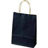 ヤマニパッケージ 紙袋 クラフトブラック ミニ COT-1002 1ケース（300枚：25枚輪ゴム止め×12）（直送品）