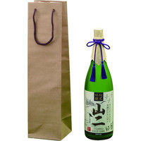ヤマニパッケージ 一升瓶1本手提袋（クラフト） K-1002 1ケース（100枚：10枚袋入×10）（直送品）
