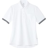 トンボ ポロシャツ レディスニットシャツ 4K28003 ホワイト L 1枚（取寄品）
