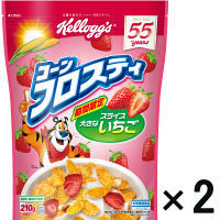 【アウトレット】ケロッグ コーンフロスティ 大きなスライスいちご 1セット（210g×2袋）