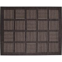 プレーベル ラグ ジジ 幅1300×奥行1900mm ブラック 1枚（直送品）