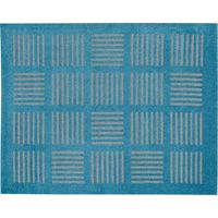 プレーベル ラグ ジジ 幅1300×奥行1900mm ターコイズ 1枚（直送品）