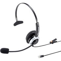 サンワサプライ 電話用ヘッドセット（片耳タイプ） MM-HSRJ02 1個