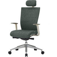 【軒先渡し】オリバー オフィスチェア ヘッドレストあり ホワイト/スカイブルー S・CN-71・H・AC・PH・CF-19J 1脚（直送品）