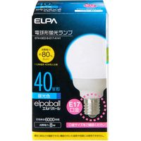 朝日電器 電球形蛍光灯Ｅ１７４０ EFA10ED/8-E17-A141 1個