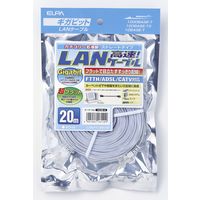 朝日電器 ＣＡＴ６フラット２０　　　　　　　　　　 LAN-FT1200(W) 1個