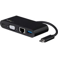 USBハブ USB-C接続 VGA対応アダプタ　USB PD(60W)　ドッキングステーション 1個　StarTech.com（直送品）
