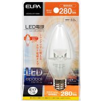 朝日電器 ＬＥＤ電球シャンデリア形Ｅ１７Ｌ色 LDC4CL-E17-G351 1個