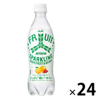 【アウトレット】アサヒ飲料 三ツ矢 微糖スパークリング グレープフルーツ＆ベリー 460ml 1箱（24本入）
