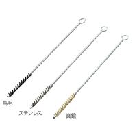 アズワン ネジリブラシ 馬毛 Φ5×200mm 3-9802-02 1本（直送品）