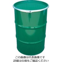 JFE 鋼製ドラム缶 オープンタイプ 外レバー式 50L KD050LSTS 1セット 61-3218-51（直送品）