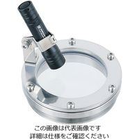 MONOVATE ステンレスのぞき窓(ライト・ケース付) NMB-LA-1.5S 1個 3-141-05（直送品）
