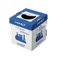 アズワン ガラス器具処理ボックス 6個入 56617-804 1ケース(6個) 3-293-01（直送品）