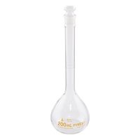 コーニングインターナショナル メスフラスコ(JIS規格) 200mL 5640JIS-200 1個 3-495-07（直送品）