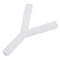 アズワン PVDFチューブコネクター(Y型) 10個入 8712-0008 1袋(10個) 3-8178-03（直送品）