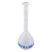 アズワン PP製メスフラスコ 500mL PPMSー500 3-8265-05 1個（直送品）