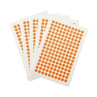 アズワン クライオドット Φ7mmタイプ オレンジ 160ドット×5シート入 WRPLT-7OR 1袋(800ドット) 3-8722-12（直送品）