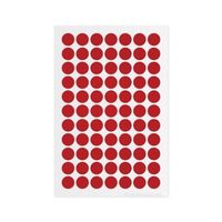 アズワン クライオドット Φ11mmタイプ 赤 77ドット×6シート入 LT-11RE 1袋(462ドット) 3-8724-14（直送品）