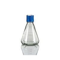 アズワン PC滅菌三角フラスコ(オートクレーブ対応) バッフル底タイプ 500mL 12本入 FBC0500S 1パック(12個)（直送品）