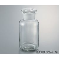 アズワン 広口試薬瓶 白 250mL 1個 3-9175-03（直送品）