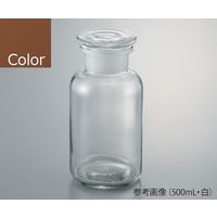 アズワン 広口試薬瓶 茶 1000mL 1個 3-9176-05（直送品）