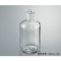 アズワン 細口試薬瓶 白 500mL 3-9177-04 1個（直送品）