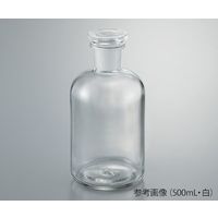 アズワン 細口試薬瓶 白 1000mL 1個 3-9177-05（直送品）