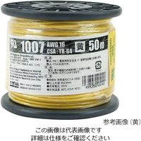 アズワン 耐熱ビニル絶縁電線 赤 3-966-02 1本（直送品）