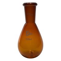 アズワン 共通摺合ナスフラスコ(茶褐色) 50mL 19/38 3-9675-05 1個（直送品）