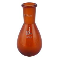 アズワン 共通摺合ナスフラスコ(茶褐色) 50mL 24/40 3-9675-06 1個（直送品）
