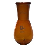 アズワン 共通摺合ナスフラスコ(茶褐色) 50mL 29/42 3-9675-07 1個（直送品）