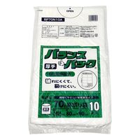 王子アドバ HDゴミ袋 70L 半透明 10枚入 3-9857-03 1袋(10枚)（直送品）