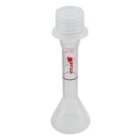 アズワン EMユーロPMPメスフラスコ(キャップ付き) 透明 10mL 677895 1個 5-5362-07（直送品）