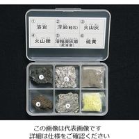 東京サイエンス 岩石標本(岩石標本火山噴出物6種) 3-657-04 1セット（直送品）