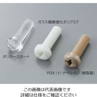 アズワン （+）ナベ小ネジ（樹脂製） ガラス繊維強化ポリアミド M2×4mm 60本入 1袋（60本） 3-9573-03（直送品）