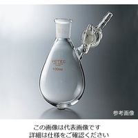 コスモスビード 茄子形シュレンク（Fタイプ・ガラスコック） 摺合24/40 300mL 7012-04-3 1個 3-9589-04（直送品）