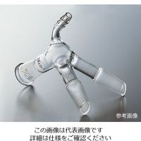 コスモスビード アダプター(二又・減圧用・角度約105°) 普通摺合 1878-01-1 1個 3-9624-01（直送品）